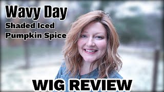 WIG REVIEW Wavy Day by Raquel Welch in the color Shaded Iced Pumpkin Spice [upl. by Eeslehc]