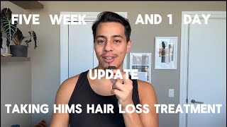 5 Weeks on Hims Hair Loss Treatment Part 2 [upl. by Munn]