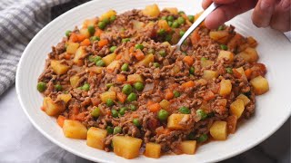 Picadillo de Carne Molida con Papas [upl. by Lashondra]