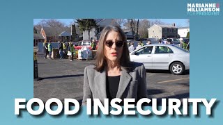 FOOD INSECURITY  2024 Democratic Presidential Candidate Marianne Williamson [upl. by Durr]