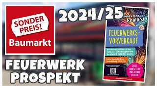 Sonderpreis Baumarkt Feuerwerk Prospekt 202425 🔥  Pyro TV [upl. by Mroz]