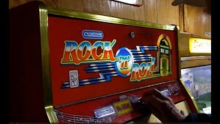 Coin Operated Rock n Roll Pusher Amusement Arcade Machine [upl. by Amor875]