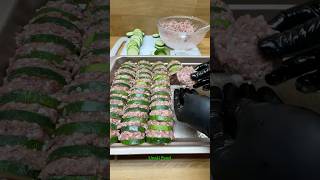 Delicious Zucchini Dinner cooking dinner asmr linalifood [upl. by Arnold596]