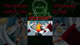 Luffys Conquerors Spirit Haki onepiece anime luffy trending fyp [upl. by Nevaed]