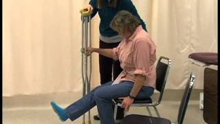 Crutch Gait Training Physical Therapy Assistant Skills Video 1 [upl. by Ecnarf676]