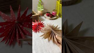 Christmas star diy  easy Christmas star making ⭐️  Drishh ya  shorts [upl. by Nolyad]