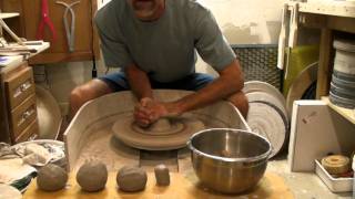 Pottery 101  Basic Pottery Wheel Technique [upl. by Ahtinak]