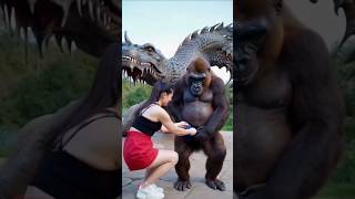 Gorilla good job funny comedyvideos cute funnyanimlas sorts ytshorts viralvideo [upl. by Anavi96]