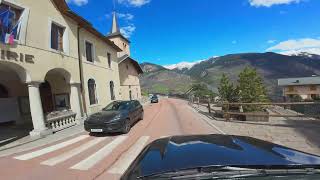 🇫🇷🚙 driving france 4K 🏞 Savoie Courchevel Moriond BrideslesBains Moûtiers 💡 HDR [upl. by Rudman]