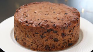 Christmas Cake RecipeQuick amp Easy Last minute Xmas cakesuper moist fruit cake recipe for xmas [upl. by Amor478]