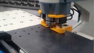 Heavy duty CNC Punching machine on Steelworker [upl. by Odranoel646]