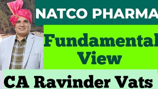 Natco Pharma Fundamental View by CA Ravinder Vats [upl. by Stephania]