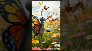 cocoon transform butterfly journey animallover cocoon transformation cute butterfly [upl. by Eudora]