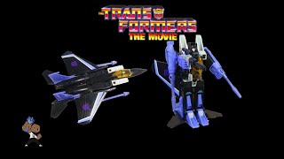 Transformers Retro G1 Decepticon Warrior Skywarp Transformers the movie [upl. by Mallissa]