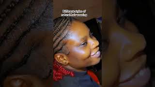 Beautiful styles on natural hair weaving youtube hairstyle weaving hairstylehorts [upl. by Carberry]