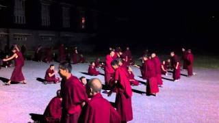 Dzongsar Shedra monastic debate [upl. by Oballa]