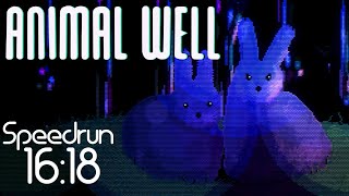 Animal Well NMG Speedrun  1618 [upl. by Laenaj878]