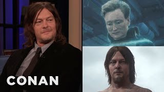 Norman Reedus amp Conan On Their Roles In quotDeath Strandingquot  CONAN on TBS [upl. by Dyal]