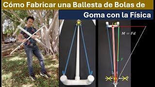 Cómo Fabricar una Ballesta de Bolas de Goma con Precisión Increíble con la Física science diy [upl. by Quince]