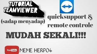 TUTORIAL teamviewer atau aplikasi sadap menyadap [upl. by Ydaf]