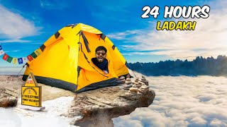 Living 24 hours Camping on top of Ladakh Mountain [upl. by Ecirtemed]