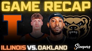 Illinois vs Oakland Full Game Recap [upl. by Corrina]