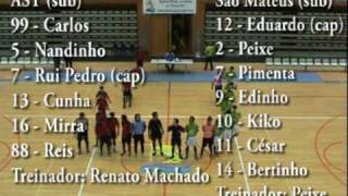 Futsal em Santo Tirso AST Futsal vs São Mateus 28 Dez 2009 [upl. by Borlase102]