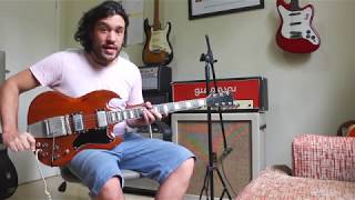 Guitarra Giannini SG 1977  Tremolo Lux  Vintage  Review [upl. by Linis95]