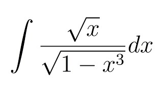 Integral of sqrtxsqrt1x3 substitution [upl. by Bart33]