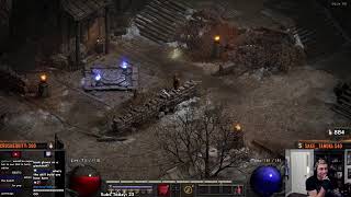 Diablo 2  FINISHING 2 Handed CHARGE PALADIN llamarpg [upl. by Feirahs]