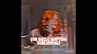 Çok güçlü shifting Türkçe subliminal [upl. by Nelrsa]