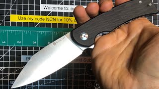 Sencut Omniform Scary Sharp amp very affordable review knife edc best sharp tactical [upl. by Calmas]