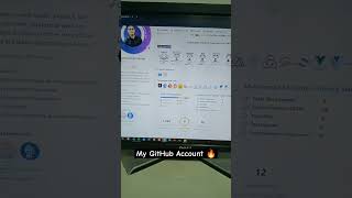 My GitHub Profile github shorts [upl. by Quill]