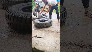 new tyre fittingcar tyre tubeless [upl. by Clyve]