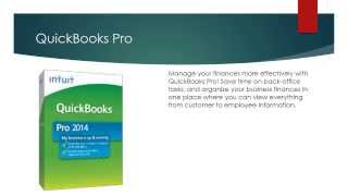 QuickBooks Pro vs Premier [upl. by Ennylhsa]