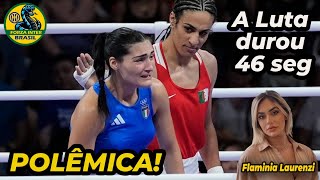 Italiana Angela Carini abandona luta contra atleta intersexo em boxe nos Jogos Olimpicos Paris 2024 [upl. by Rednael]