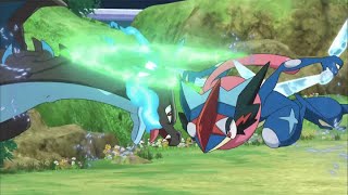 AshGreninja Unleashes BrandNew Ability Battle Bond  Pokémon Sun amp Moon [upl. by Stafani300]