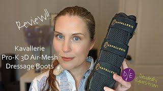 Kavallerie ProK 3D AirMesh Dressage Boots Review [upl. by Tsuda]