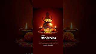 Happy Dhanteras Wishes Status  Dhanteras WhatsApp Status  धनतेरस स्टेटस  Dhanteras 2024 Status [upl. by Mahgem]