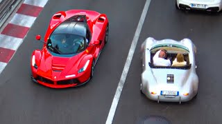 Invasion of MillionDollar Cars at Top Marques Mónaco 2024 SF90 XX LaFerrari Aventador SVJ [upl. by Ettenoitna]