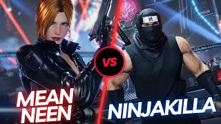 Tekken 8  NinjaKilla Law VS MeanNeen Nina Ranked Match [upl. by Bandler290]