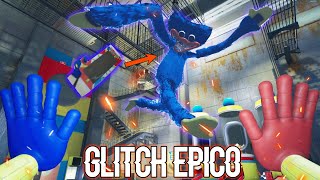 DESCUBRO LOS GLITCH MAS DIVERTIDOS que NO Has VISTO de POPPY PLAYTIME 🤣  HUGGY WUGGY BERSGAMER [upl. by Cirtemed]