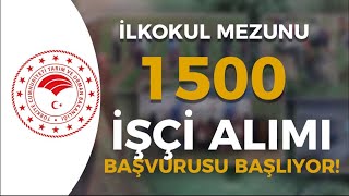 TARIM VE ORMAN BAKANLIĞI İŞKUR EŞUBEDEN 1500 İŞÇİ ALIM BAŞVURUSU NASIL YAPILIR 13022024 [upl. by Centonze992]