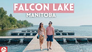 Falcon Lake at Whiteshell Provincial Park  Summer in Canada [upl. by Anelagna]