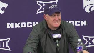 Chris Klieman Postgame Press Conference  Kansas State vs Kansas [upl. by Ardehs]