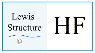 Lewis Dot Structure for HF Hydrogen fluoride or Hydrofluoric acid [upl. by Filmore]