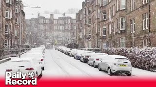 Scotland to face snow bomb as weather maps predict 29 inch flurries [upl. by Syst]