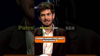 Andrew garfield About Palestinians in Gaza 🥺  andrewgarfield palestine gaza [upl. by Dietz]