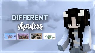 trying different shaders in bedwars  solo bedwars commentary [upl. by Oira729]