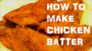 How to make SPICY FRIED CHICKEN BATTER [upl. by Alejna243]